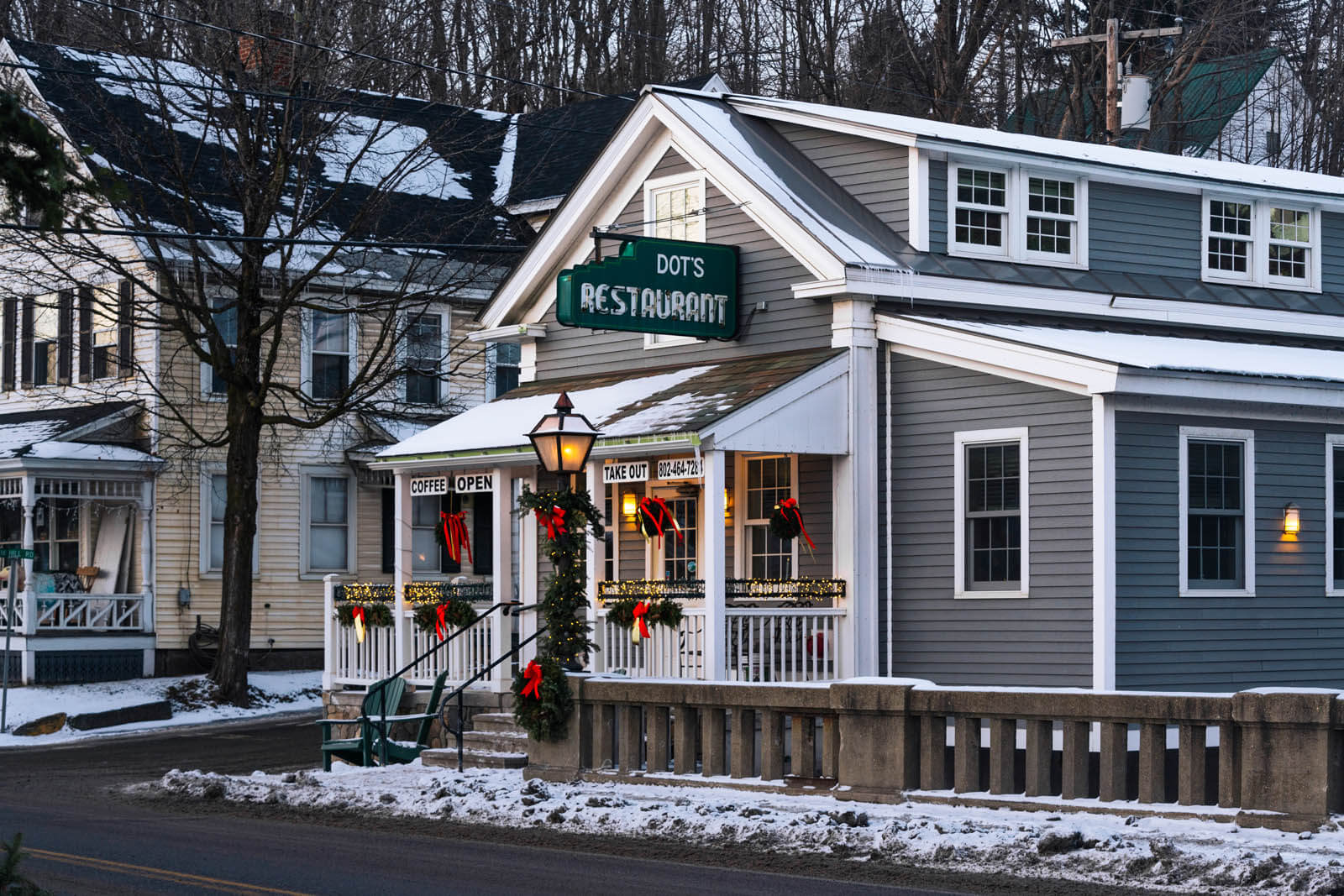 Dots restaurant in Wilmington Vermont