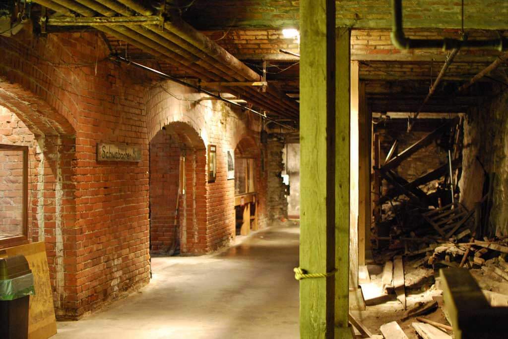A photo of the abandoned underground in Seattle that great fire of 1889 that destroyed 31 blocks in downtown Seattle