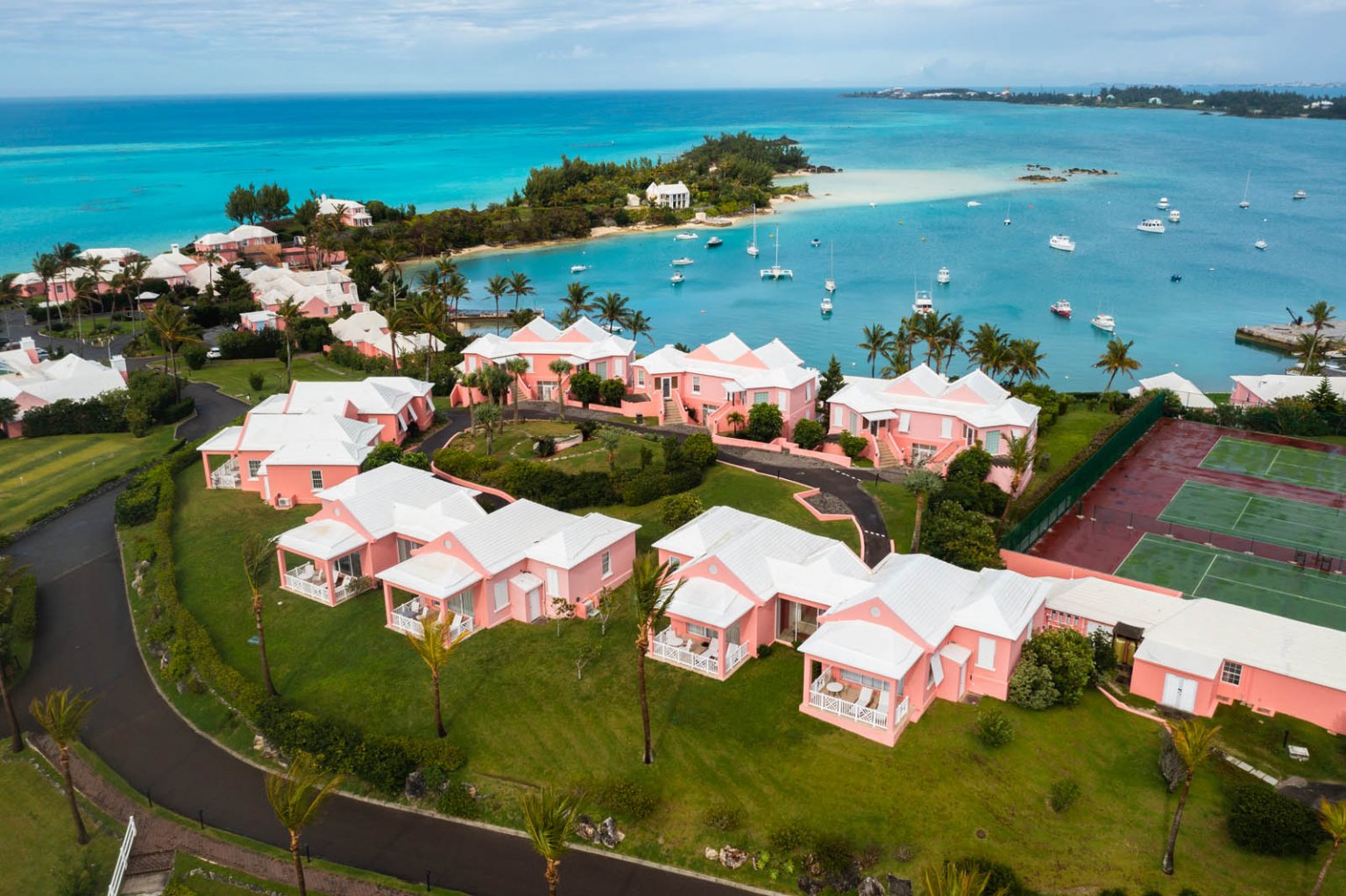 Aerial View Of Cambridge Beaches And Hotel In Bermuda 1536x1023 