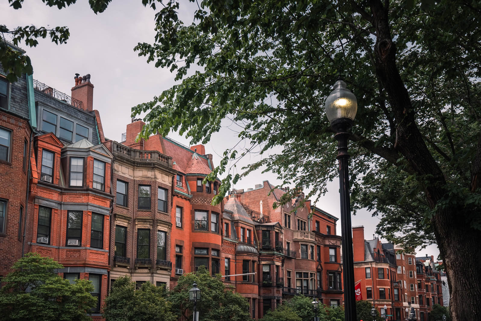 gorgeous homes of Back Bay in Boston Massachusetts